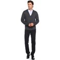 thumbnail image 5 of Purcoar Mens Cardigan Sweater Button Down Knitted V-Neck Long Sleeve Sweater with Ribbing Edge, 5 of 7