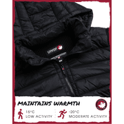 CANADA WEATHER GEAR Mens Sweater - Cozy Full Zip Up Hoodie Puffer Sweaters for Men (M-XXL)
