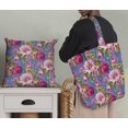 thumbnail image 5 of Soimoi Poly Georgette Fabric Leaves & Peony Floral Print Sewing Fabric Yard 42 Inch Wide, 5 of 5