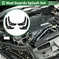 thumbnail image 2 of Guardabarros Splash Unique Bargains para Nissan Tiida 2011-2015 con accesorios de montaje, 2 of 6
