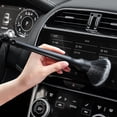 thumbnail image 5 of Cepillo de limpieza para coche, 2 piezas, kit para limpiar interiores y exteriores, para lavar ruedas, motor y salpicadero., 5 of 5