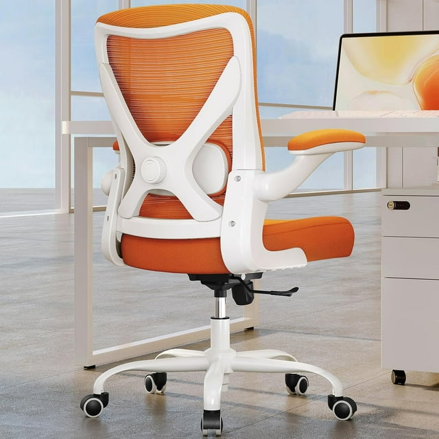 Ergonomic Office Chair - X-Shaped Computer Desk Chairs Comfy Mesh -Back Gaming Chair with Adjustable Lumbar Support Executive Task Chair for Adults Comfortable for Long Hours