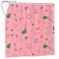 thumbnail image 1 of XMXY Flowers Leaves Pattern Long Shower Curtains, Waterproof Weighted Thick Bathroom Curtain with 12 Iron Hook, 72x72 Inch, 1 of 8