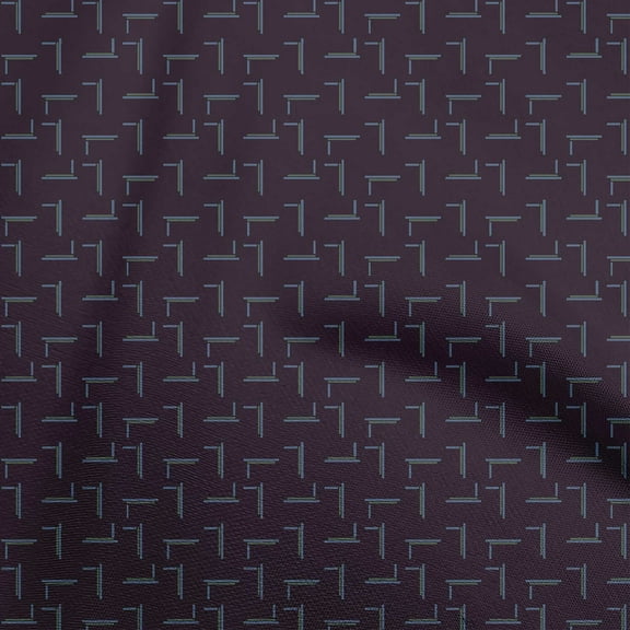 oneOone Polyester Spandex Black Fabric Abstract Irregular Lines Sewing Fabric By The Yard Printed Diy Clothing Sewing Supplies 56 Inch Wide
