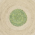 thumbnail image 5 of SAFAVIEH Cape Cod Rosalynne Striped Area Rug, Green/Natural, 6' x 6' Round, 5 of 6