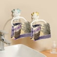 thumbnail image 6 of 6 Pieces of Kitchen Towels Ultra Soft Absorbent Quick Drying Dish Cloths 11×11inch A Basket Of Purple Lavender, 6 of 9