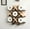 Wood Color, Brown, variant on Tic Tac Toe Toilet Paper Holder Stand Bathroom Wall Decor Rustic Wooden Hanging Storage Freestanding Wall Mounted Shelves Decor for Toilet Tissue Farmhouse