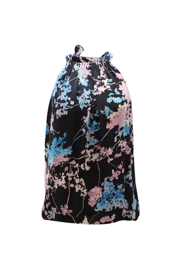 Pre-Owned Diane Von Furstenberg Lexi Floral Daze Top in Multicolor Polyester