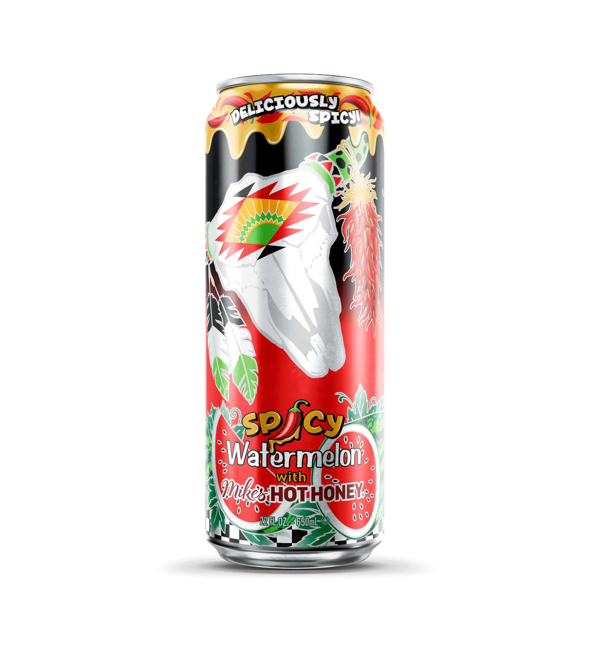 Arizona Spicy Watermelon Juice Cocktail, 22 fl oz Cans, 12 Pack