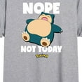 thumbnail image 3 of Pokémon - Not Today Snorlax - Juniors Ideal Flowy Muscle T-Shirt, 3 of 5