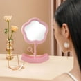 thumbnail image 5 of YOHAVEN Sunflower Makeup Mirror with Storage Tray, Portable Desktop Vanity Beauty Mirror Decorative Cute Flower Shaped Ornament for Dorm Home Travel Gift, 5 of 6