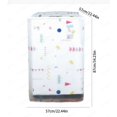 thumbnail image 3 of wycnly Home and Kitchen Universal Dustproof Roller Cover Automatic Washing Machine Washer Dryer Protective Storage Bag Top Load EAV Material 34.65x22.44in, 3 of 7