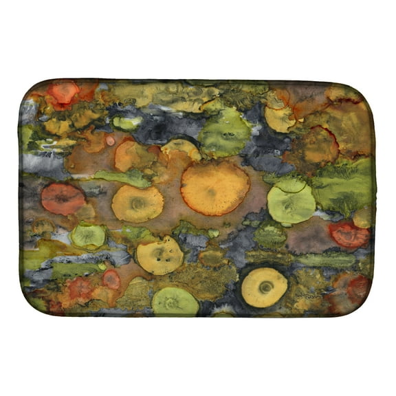 Abstract with Mother Earth Dish Drying Mat