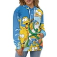 thumbnail image 5 of Simpsons Sweatshirts Casual Pullover Hoodie Jacket Unisex Hooded Activewear 3D Printed Long Sleeve Sweater with Pocket 3XL, 5 of 8