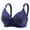 Dark Blue, variant on Loopsun Plus Size Bras for Women, Womens Plus-Size Thin Comfortable Breathable Cotton Bra Cover Dark Blue XXL