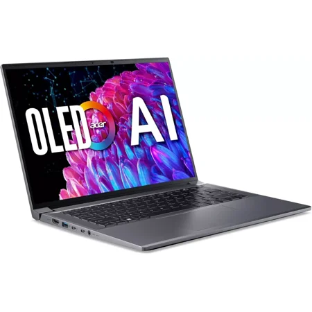Acer Swift X 14 Laptop | 14.5" OLED 2880 x 1800 120Hz Calman Verified | Unlock AI Experiences | Intel Core Ultra 7 Processor 155H | NVIDIA GeForce RTX 4060 | 16GB LPDDR5X | 1TB SSD | SFX14-72G-77NJ