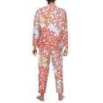 thumbnail image 5 of Kll Corals Sleepwear Mens Flannel Pajamas,Long Cotton Pj Set, 5 of 9