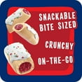 thumbnail image 3 of Pop-Tarts Crunchy Poppers Frosted Strawberry Crunch Chewy Crunchy Filled Snack Pieces, Kids Snacks, 10 oz, 10 Count, 3 of 13