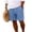 Navy, variant on Fewfanhot Men's Elastic Waist Denim Shorts, Light Wash Relaxed Fit Casual Jean Shorts with Front Pockets, M-3XL