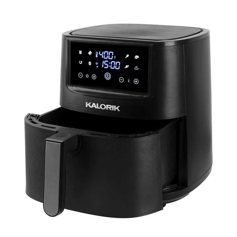 Kalorik 1.75-Quart Personal Air Fryer - Black - 9670709, HSN