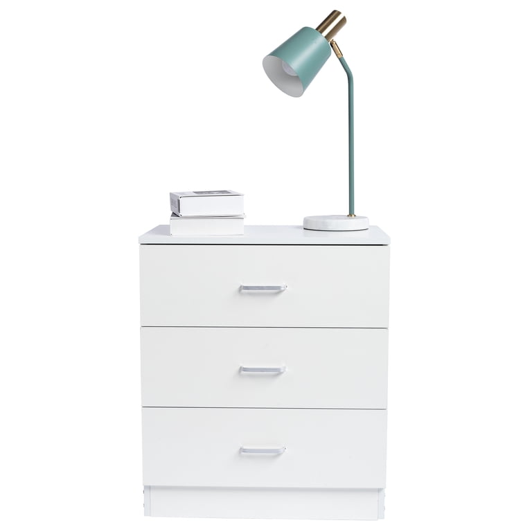 modern 3 drawer dresser white - room essentials Modern 3 Drawer Dresser White