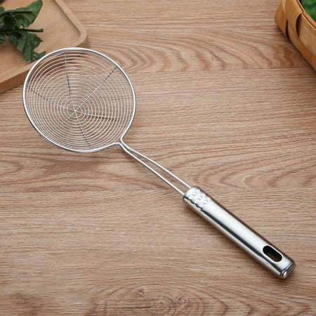 

Tableware Stainless Steel Jiuzhu Steel Handle Wire Leakage Filter Screen Leakage Spicy Hot Pot Lo Mein Spoon Hot Pot Big Leakage Spoon Water Leakage Powder Fence (A)