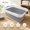 Grey, variant on 41L (10.8 Gallon) Collapsible Plastic Laundry Basket, Foldable Pop-Up Storage Container Organizer, Portable Washing Tub, Space-Saving Hamper, Rectangular Grey
