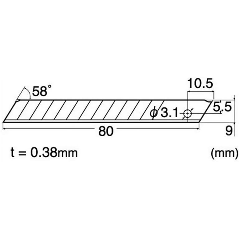 NT Cutter 30º Carbon Steel 9mm Snap-Off Blades (50 pack)