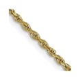 thumbnail image 4 of 14K Womens Yellow Gold 1.50mm Diamond Cut Rope with Lobster Clasp Chain Necklace Size 36, 4 of 4