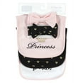 thumbnail image 2 of Hudson Baby Girl Machine Washable and Absorbent Cotton Baby Bib, Daddys Princess, 2 of 5