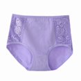 thumbnail image 5 of Sakmal Cotton Ladies Underwear Panties Plus Size Briefs Panties Purple Stretch Womens Underwear XL, 5 of 5