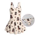 thumbnail image 6 of Tutolipy Dachshunds Sleeveless Bathing Suit, Back Strap Girls One Piece Swimsuit Cute Built in Liner Girls’ Swimwear One Piece for Beach, Size 6-7 Years, 6 of 8