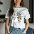 thumbnail image 4 of Water Soluble Embroidery Patterns for Beginners Flowers Teacup Cat 4 Sheets with 14pcs Patterns Wash Away Stick and Stitch Embroidery Pattern Stabilizer for Hand Sewing Lover Women Adults, 4 of 9