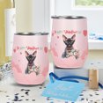 thumbnail image 4 of Happy Valentine's Day Devon Rex holding flowers 12oz Stainless Steel Wine Tumbler Insulated Cup with Lid Cat Lover Kitten Owner Gifts - 3005, 4 of 5