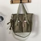 thumbnail image 2 of Guardurnaity Bolsa de lona impermeable, bandolera, organizador de botellas de agua, con colgante de estilo japonés, bolso de un solo hombro Envolturas para manijas de equipaje Verde+colgante Guardurnaity AP016871-02, 2 of 6