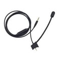 thumbnail image 1 of Cable de micrófono Boom con botón de silencio Micrófono para juegos Micrófono desmontable Cable de reemplazo Cancelación de ruido para auriculares, 1 of 7