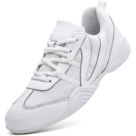 

Cheer Shoes for Girls White Cheerleading Shoes Athletic Training Tennis Walking Sneakers for Women