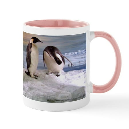 

CafePress - Penguins From Antarctica Mug - 11 oz Ceramic Mug - Novelty Coffee Tea Cup