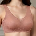 thumbnail image 7 of ZSQDM Womens Underwear Women's Underwire Underwear Lace Breathable Comfortable Up Anti Sag Bra Coffee XXL, 7 of 7