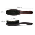 thumbnail image 5 of Soumake Men Beard Brush with Ergonomic Handle Nylon Boar Bristle Curved Wave Beard Straightener Brush Home Salon Men Mustache Grooming Styling Tools, 5 of 8