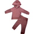 thumbnail image 2 of XBASW Infant Baby Boys Girls Tracksuit Outfits Solid Color Hoodie Sweatshirt Tops with Jogger Pants Toddler Spring Fall Set 6M-5T, 2 of 8