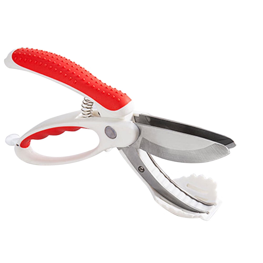 Seekfunning MultiFunctional Kitchen Stainless Steel Scissors, Salad