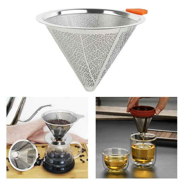 Gotero de café de acero inoxidable Perfecl Colador de infusiones de café Estilo B