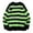 Green, variant on gbyLJF Men's Knitted Sweater Long Sleeve Pullover Sweater with Unique Holes Fluorescent Striped Round Neck Top