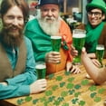 thumbnail image 4 of cpengpj Clearance Shamrocks Confetti Gold And Green St. Patrick's Day Table Confetti Double Sided Luck Shamrocks Glitter Confetti In 100 St. Patrick's Day Decorations, 4 of 6
