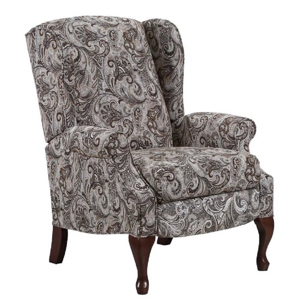 Lane Hampton Push Back Hide A Chase High Leg Recliner