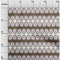 thumbnail image 1 of oneOone Tissu Popeline de Coton Imprimé Plume de Paon Ikat BTY 42 Pouces de Large, 1 of 1
