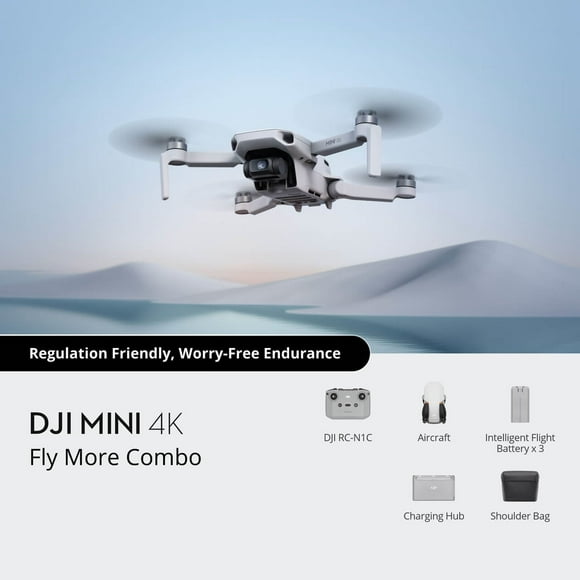 DJI Drone CP.MA.00000788.02 Mini 4K Fly More Combo (GL) Retail