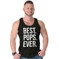thumbnail image 4 of Best Pops Ever Dad Grandpa Far Day Tank Top Sleeveless Tee Men Brisco Brands S, 4 of 6