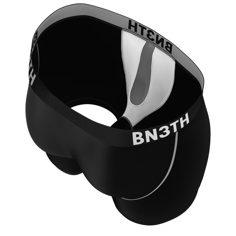 BN3TH Men's Classic Boxer Brief Underwear 3D Pouch Briefs MOBB (Ink Butter,  L) 